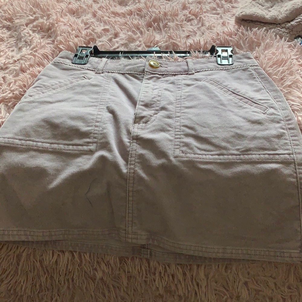Lavender corduroy American eagle skirt